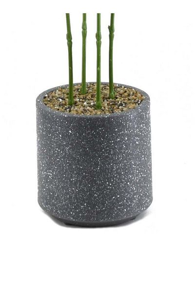 DRAMA HOME Artificial Bamboo Tree with Pot Green/Grey 120cm