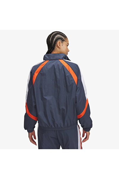 Under Armour Icon Crinkle Track Kadın Lacivert Ceket