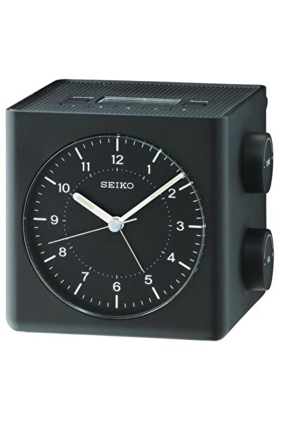 Seiko Clocks QHE112K Radyolu Alarmlı Fosforlu Masa Saati