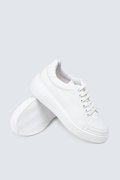 Deery Pantofi albi pentru femei