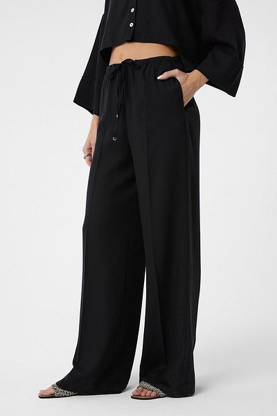 Antioch Black Relaxed Women's Trousers