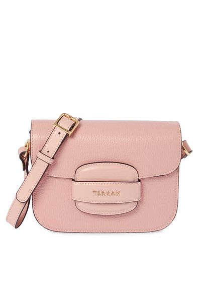 Tergan Pink Genuine Leather Women's Crossbody Bag - S24Y1Bc79781-S9Y