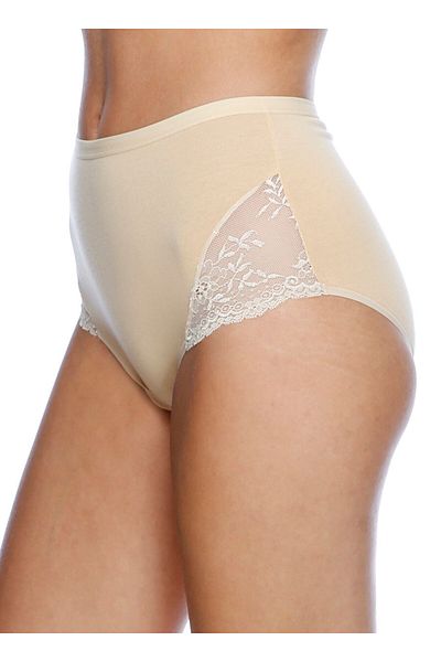 Magic Form Wide Brim Cotton Lace Women's Bato Panties