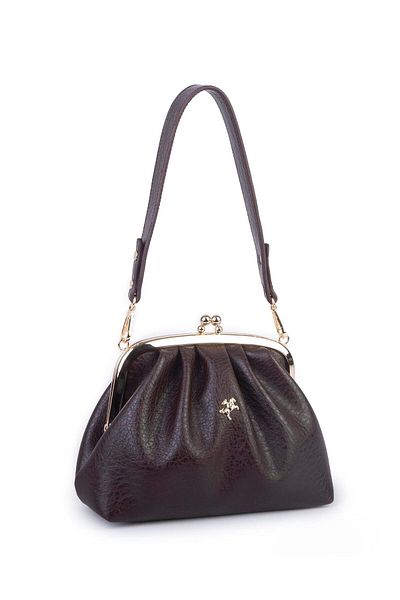 Getcho Teodo Women's Brown Scholarship Small Shoulder Bag – Thin Strap, Suitable for Evening Dresses and Night Use
