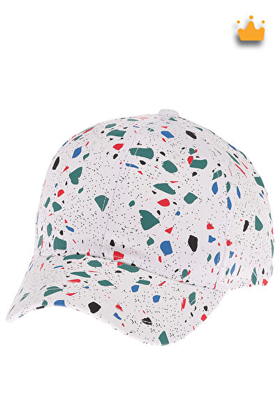 Kitti 4-8 років 52 см Хлопчик Літній Капелюх з візерунком, регульований Білий Y821002