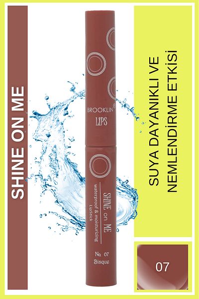 BROOKLIN Lipstick - LIPSTICK SHINE on ME No 07 bisque