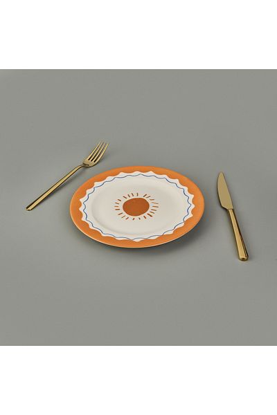 Evidea Kitchen Sun Dessert and Breakfast Plate - 21 cm