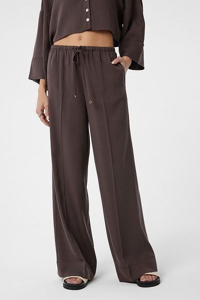 Antioch Brown Relaxed Women's Trousers