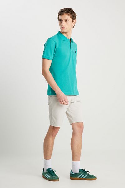 WRANGLER Slim Fit Slim Fit Regular Waist Cotton Stone Color 5 Pocket Shorts