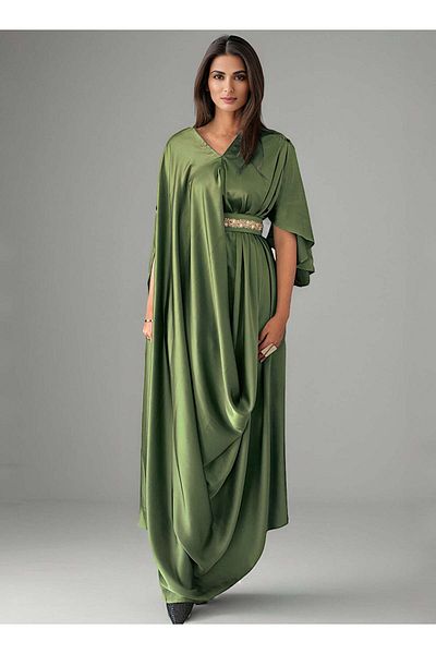 ECSTACY COUTURE Silk side belt