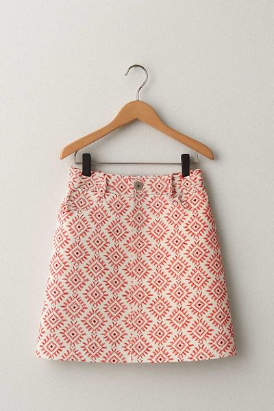 gigigiyim Ethnic Patterned Girl's Mini Skirt