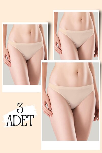 Jacarsman Γυναικεία εσώρουχα 3 τεμαχίων χωρίς ραφές, βραζιλιάνικο εσώρουχο, 3 τεμάχια, πλεκτά χωρίς σήμανση