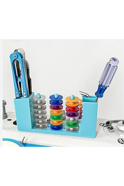 Set Dikiş Makineleri Dikiş Makinesi Mıknatıslı Masura Koyma Aparatı 3'lü Çift...