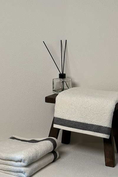 Decovilla Lumia 100% βαμβακερό σετ πετσετών για το πρόσωπο Guest Dowry Σετ πετσετών 2 τεμαχίων 50x90