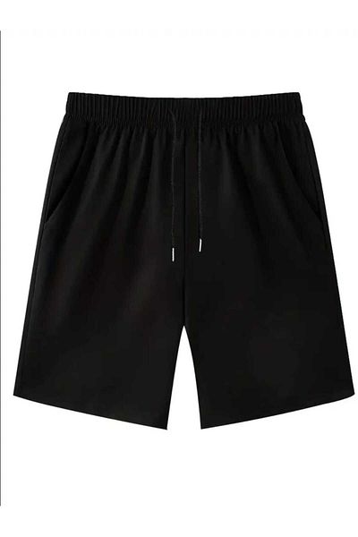 FUNSTYLE Ανδρικό μαύρο Basic κανονικό σορτς