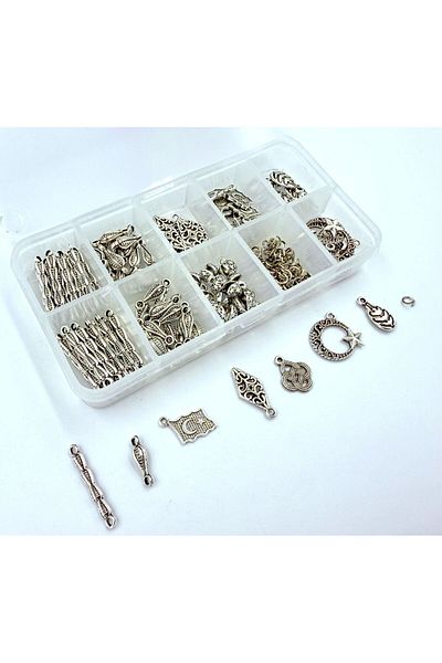 yiğit aksesuar 150 Pieces Rosary Tassel Material Set Natural Stone Rosary Amber Rosary
