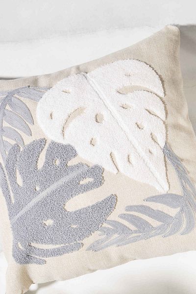 FH finehome Husa de perna din frunze Delhi 45x45cm