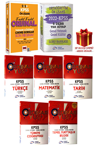 Yargı Yayınları 2026 KPSS Ön Lisans Orijinal Çıkmış Sorular Son 10 Sınav+ Sor...