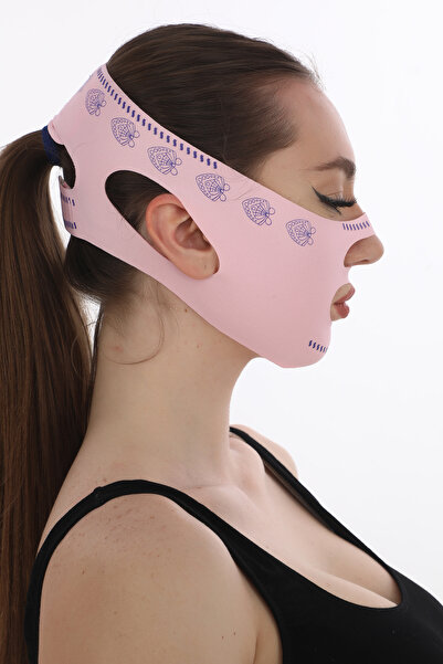 SAUNA SUIT Face Corset - Chin Chin Retractor, Facial Liposuction Breathable Belt