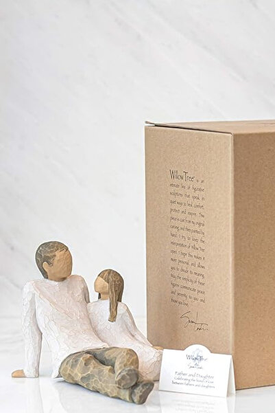 Willow Tree Father & Daughter Baba ve Kız Dekoratif Biblo