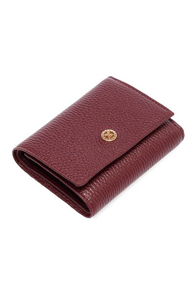 Tergan Claret Red Genuine Leather Women's Wallet - S1Cb 00005633 -M71