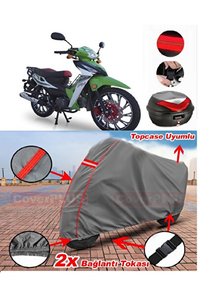 CoverPlus Motolux Africa King Rear Bag Compatible Motor Tarpaulin Motorcycle ...