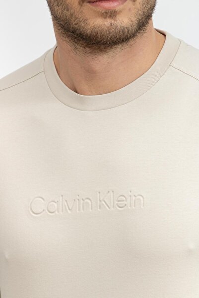 Calvin Klein Comfort Debossed Logo Men's Crew Neck T-Shirt