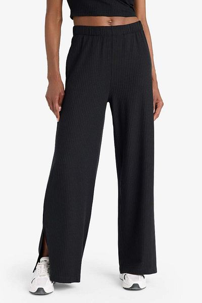 DeFacto New Season Defactofit Wide Leg Pocketed Wide Leg Slit Long Sports Pants
