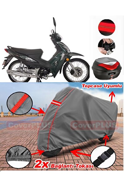 CoverPlus هوندا وينج-جو حقيبة خلفية متوافقة مع قماش القنب للدراجات النارية با...