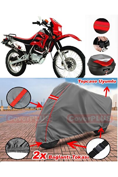 CoverPlus Lifan LF200GY-2 حقيبة خلفية متوافقة مع قماش القنب للدراجات النارية ...