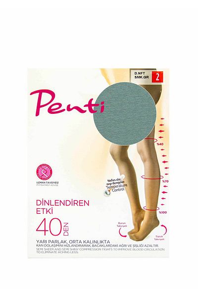 Penti Restoring Effect Smoke Nefti Color 40 Den Thy Hostess Pantyhose