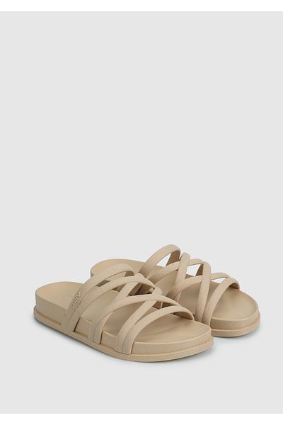 Twigy Beige Women's Beach Slippers