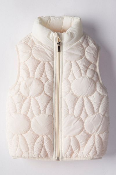 HAUSEkids 1-5 Years Rabbit Filled Girl's Inflatable Vest-Ecru