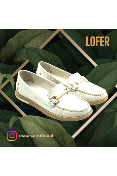 Escarpinshoes KADIN HAKİKİ DERİ LOFER GÜNLÜK RAHAT AYAKKABI