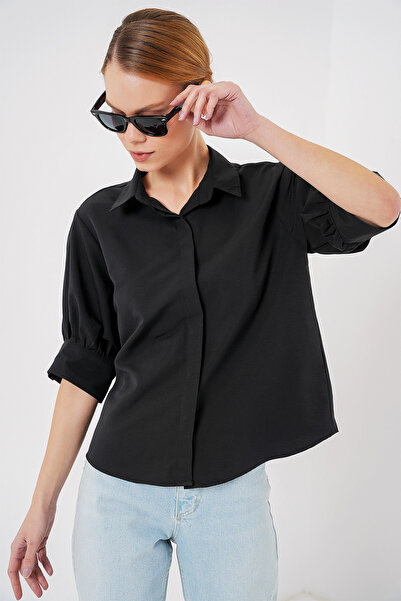 Bigdart Women's Short Sleeve Shirt 20312 - Black