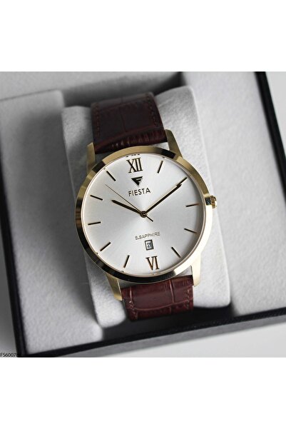 Fiesta Fs600786 Men's Wrist Watch with Leather Cord