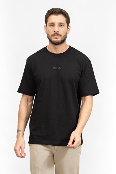BOSS Ανδρικό βαμβακερό μπλουζάκι Oversize - TSHIRT 50519368 001