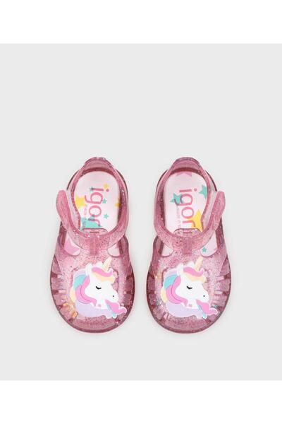 IGOR S10341 Tobby Unicornio Children's Sandals Silvery Fuchsia