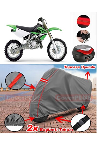 CoverPlus غطاء محرك السيارة المتوافق مع Kawasaki KX 85، غطاء محرك السيارة بال...