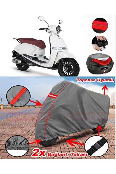 CoverPlus Rks Galaxy Gold 125 Backpack Compatible Motor Tarpaulin Motorcycle ...