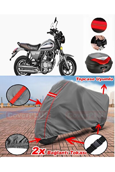 CoverPlus Yuki Scram 170 Rear Bag Compatible Motor Tarpaulin Motorcycle Tarpa...