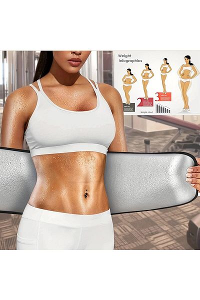 SAUNA SUIT Sauna 100% Thermal Unisex Waist Corset Tightening Belt