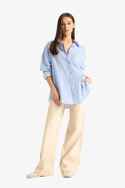 DeFacto New Season Long Jeans with Elastic Waist