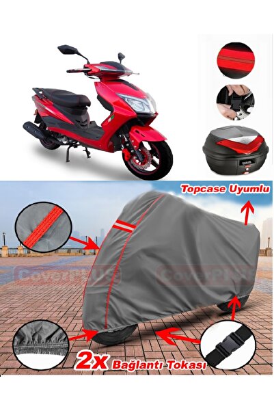 CoverPlus Motolux Nirvana Pro Rear Bag Compatible Motor Tarpaulin Motorcycle ...