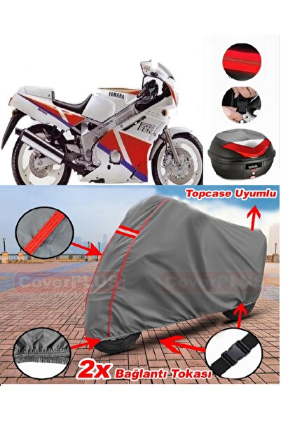 CoverPlus ياماها FZR 600 حقيبة خلفية متوافقة مع قماش القنب للدراجات النارية ب...