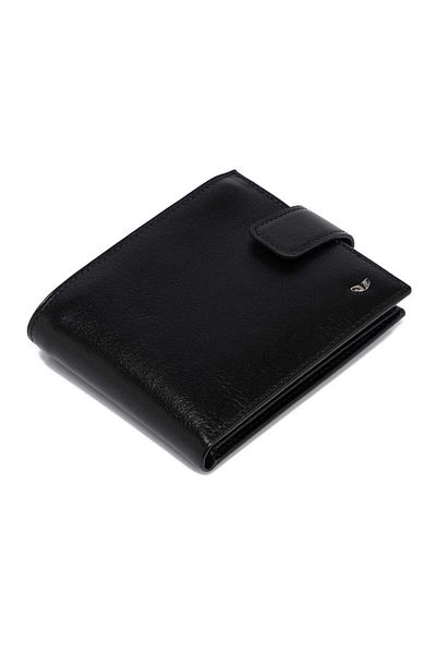 Tergan Black Genuine Leather Men's Wallet - S1Ce 00001567 -B06