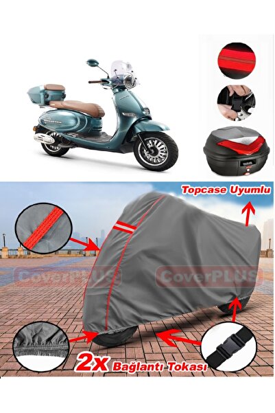 CoverPlus حقيبة ظهر Kuba Brilliant 125 Pro متوافقة مع قماش القنب للدراجات الن...