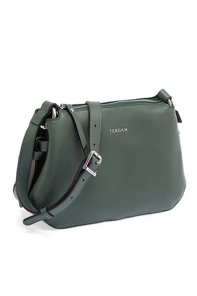 Tergan Green Genuine Leather Women's Crossbody Bag - S24Y1Bc79925-J0B