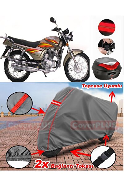 CoverPlus Kanuni Motocar 200 حقيبة خلفية متوافقة مع قماش القنب للدراجات النار...