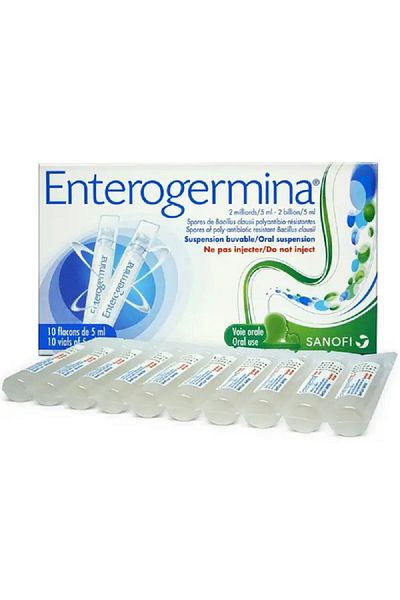 Enterogermina معلق 5 مل 10 أقراص